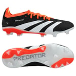 adidas Predator Pro FG Solar Energy - Sort/Hvit/Rød Gress (FG) Fotballsko male