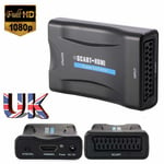 Scart To HDMI MHL Converter Video Audio Adapter for 1080P HDTV STB Sky Box UK