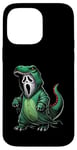 Costume de fantôme portant un dinosaure pour Halloween Cosplay T-Rex Coque pour iPhone 14 Pro Max