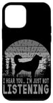 Coque pour iPhone 12 mini Citation amusante de Husky Husky de Sibérie