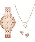 Fossil Ladies Jacqueline Watch and Jewellery Gift Set