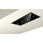 Baraldi - Hotte encastrable au plafond - gea flat noir 120x60 cm. 800 m3/h - noir