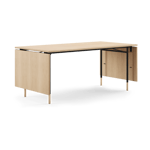House of Finn Juhl Nyhavn Dining Table matbord med klaffar Ljus ek-svarta ben