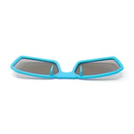 4 Pairs of 3 Blue 1 Red 3D Clip on Glasses Passive 3d Home Tvs Cinema 3D RealD