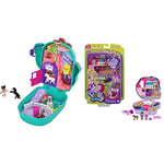 Polly Pocket World Cactus Cowgirl Ranch Compact with Fun Reveals, Micro Polly and Shani Dolls & Jumpin’ Style Pony Compact with Horse Show Theme, Micro Polly Doll & Friend - GTN14