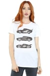 Cars Text Racers Cotton Boyfriend T-Shirt