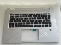 For HP EliteBook 1050 G1 L34212-081  Keyboard Palmrest Danish Genuine NEW