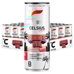 Celsius Summer Vibe Raspberry Peach 24x355ml