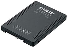 Qnap Systems 6.35 cm 2.5 inch SATA to Dual M.2 2280 SATA Drive Adapter Hardware Raid 0/1 JBOD Individual Disk Modes, QDA-A2MAR
