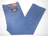 * LEVI'S * Men's NEW 501 Jeans 46"W X 34"L Original Fit Blue Premium Stretch