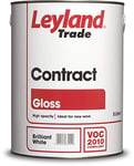 Leyland Trade Contract Gloss Paint - Brilliant White 5L