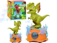 Dinosaurie Interaktiv Speldosa Ljus- Och Ljudeffekter Rörelser