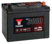 Yuasa Bilbatteri SMF YBX3030 12V 72Ah 630A