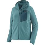Patagonia Womens R1 Crossstrata Hoody (Blå (WETLAND BLUE) Medium)