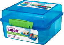 Sistema TO GO Lunch Box Cube Max - 2 L Bento-Box Style Food Container with & Pot