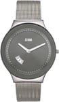 Storm Sotec Grey Mens Watch with Silver Milanese Strap 47075/GY
