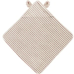Konges Sløjd kids terry towel - striped bisquit