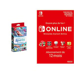 Nintendo Switch Sports (Nintendo Switch) + Switch Online - Abonnement 12 Mois (Code de téléchargement)