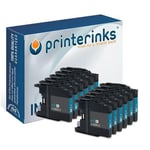 12 LC1280XL 1280XLC Cyan Compatible Printer Inks Brother MFC-J5910DW J6510DW