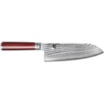 Shun Classic Red Santokukniv 19 cm