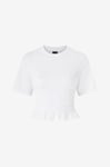 Gina Tricot - Topp Smock Tee - Vit