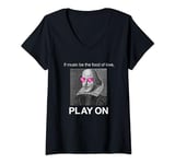 Womens Funny Twelfth Night Play On Shakespeare Humor Gift V-Neck T-Shirt