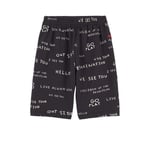 Beau Loves Mönstrad Mjukisshorts Svarta | Svart | 2-3 years