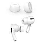 Ahastyle 1 Par AirPods Pro 2 Pluppar i Silikon Vit Small