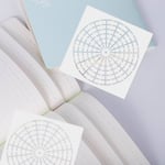 Ritverktyg för målning med mandala - återanvändbara schabloner i mylar för prickmålning - verktyg för gör-det-själv-hantverk