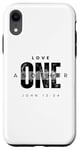 Coque pour iPhone XR Love One Another John 13:34 Citation du verset de la Bible chrétienne