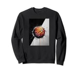 Basketball Graffiti Dual Tone Spray Art Sweatshirt