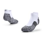 Under Armour Unisex Charged Cushion No Show Tab Socks, L (UK 7.5 - 12) 3 Pairs
