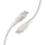 PLAYA USB-C to USB-C Cable (USB-C Fast Charge Cable for S21, S20, S20+, Note10, S10, Pixel 3, iPad Pro and more) USB Type-C Fast Charging Cable White 2 m