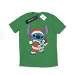 Disney Herr Lilo And Stitch Stitch Jul T-Shirt XXL Irländsk Irish Green XXL