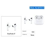 Trade Shop - Bt5.0 Duopods Iv Wireless Stereo Bluetooth Earphones For Smartphones Au-bt017