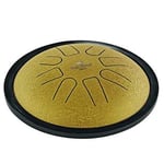 Meinl Sonic Energy SSTD3G Small Steel Tongue Drum, C Minor, Gold