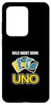 Galaxy S20 Ultra Board Game Uno Cards Wild about being uno Game Card Costume Case
