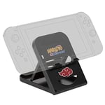 Konix Naruto Shippuden Support Stand pour Consoles Nintendo Switch, Switch Lite et Switch OLED - Motif Nuage Akatsuki - Noir et Rouge