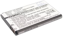Kompatibelt med Aiptek mini PocketDV M1, 3.7V, 1050 mAh