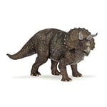 Papo - Large dinosaur figurine - 22 cm - Triceratops, Encounter with the Giant, Children's toy from 3 years - Discovery of Prehistoric Life and Herbivorous Dinosaurs