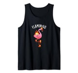 Flamin-go Funny Flamingo Pun Tank Top
