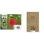 Claria Home Ink Epson 29 X-Large High Capacity Strawberry Ink Cartridge, Pack of Four, Genuine &Epson C13T29864511 29 Claria Home Ink EasyMail, Four colours, Multipack