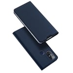 OnePlus Nord N10 5G - DUX DUCIS skin pro läderfodral Blå