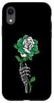 Coque pour iPhone XR Rose du Nigeria avec squelette drapeau du Nigéria racines africaines Cadeaux africains