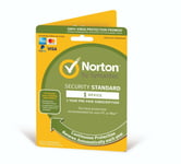 Norton Security Standard 2024 - 1 Device - 1 Year - UK EU - 5 Min Email Licence