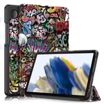 Samsung Galaxy Tab A9 Tri-Fold Fodral, Graffiti