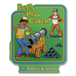 Steven Rhodes - Let's Play Catch Sticker, Accessories