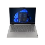 LENOVO Lenovo ThinkBook 14s Yoga G3 IRU 21JG - Conception inclinable Intel Core i5 1335U / jusqu'à 4.6 GHz Win 11 Pro Carte graphique Iris Xe 8 Go RAM 256 SSD NVMe 14" IPS écran tactile 1920 x 1080 (Full HD) Wi-Fi 6 double ton gris minéral clavier : Français avec 1 an de support Premier minéra