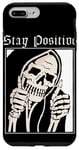iPhone 7 Plus/8 Plus stay positive grim reaper dead inside thumb up reaper Gothic Case