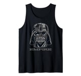 Star Wars Darth Vader Empire Mask and Helmet Tank Top